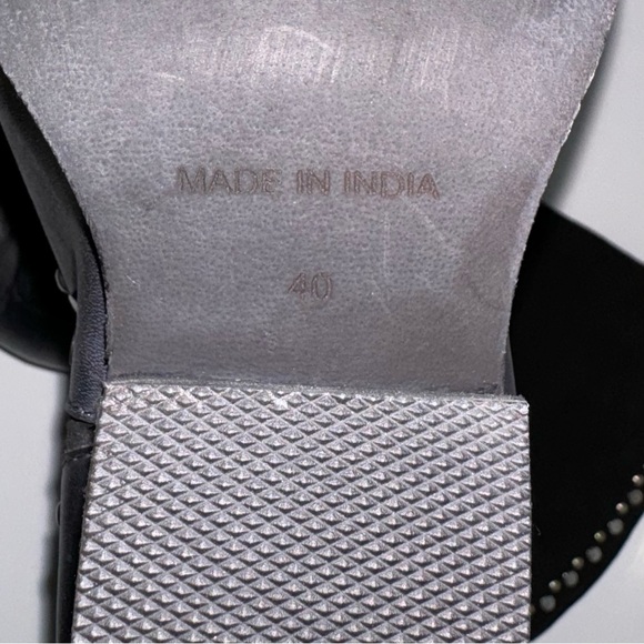 Free People Womens Jackson Studded Western Boot Bootie Black US 6 & 10 - Picture 9 of 12